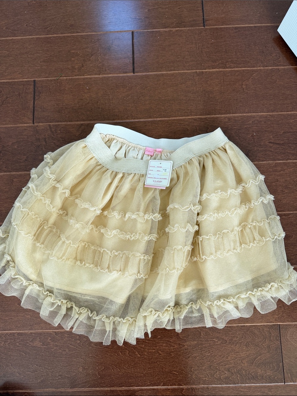 Girls' eland Tulle Ruffle Skirt net
